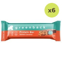 Greenback Protein Bar Salted Caramel 50g – 6 Packs