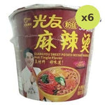 GuangYou Sweet Potato Glass Noodles Hot-Tingle flavor Cup 100g – 6 Packs