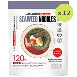 Haechomiin Seaweed Noodles With Bibim Sauce 230g – 12 Packs