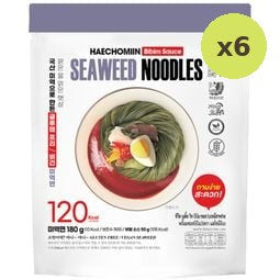 Haechomiin Seaweed Noodles With Bibim Sauce 230g – 6 Packs
