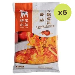Happy Lamb Hot Pot Tomato Soup Base 240g – 6 Packs