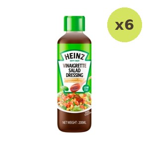 Heinz Salad Dressing Vinaigrette 200 ml – 6 Packs