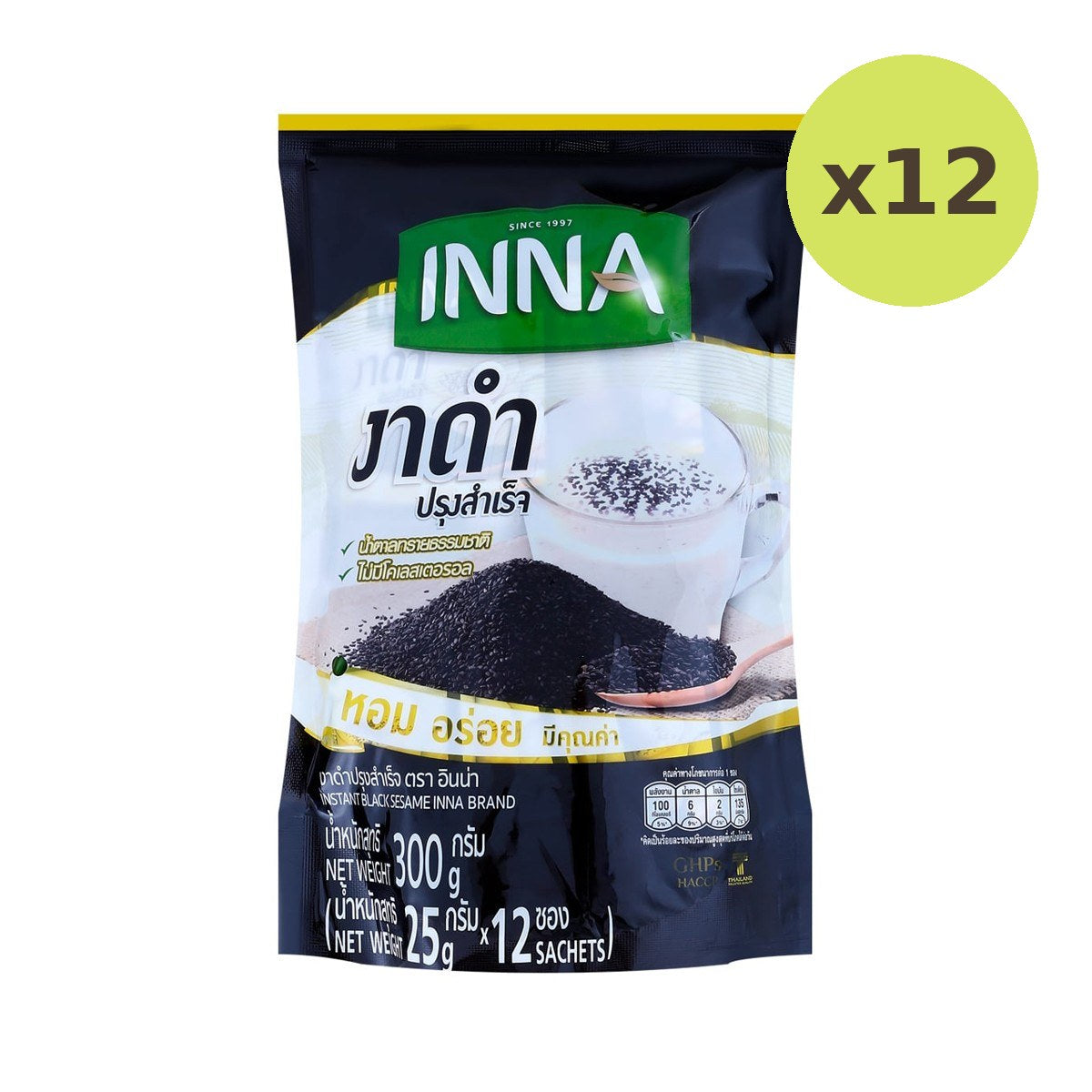 Inna Black Sesame Drink 300 g – 12 Packs