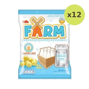 Joto Farm Hokkaido Milk Flavoured Snack 68 g – 12 Packs