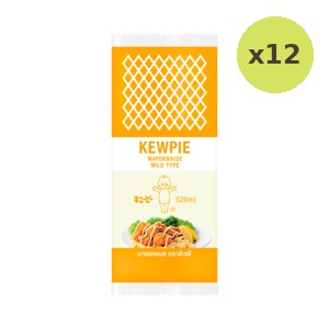 Kewpie Mild Mayonnaise 520 ml – 12 Packs