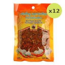 Khob Thong Chilli and Garlic 30g – 12 Packs