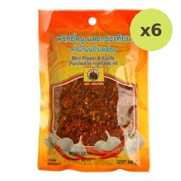 Khob Thong Chilli and Garlic 30g – 6 Packs