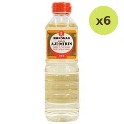 Kikkoman Ajimirin Sweet Cooking Rice Seasoning 500ml – 6 Packs