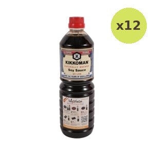 Kikkoman Soybean Sauce 1 Lt 250 g – 12 Packs