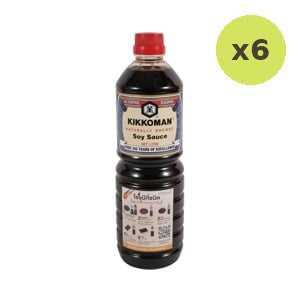Kikkoman Soybean Sauce 1 Lt 250 g – 6 Packs