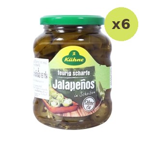Kuhne Jalapeno Pepper 330 g – 6 Packs