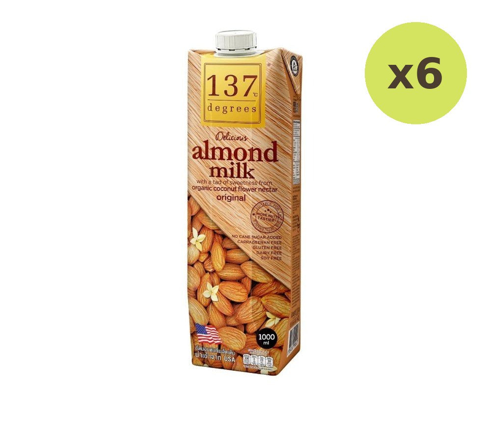 Lemon Farm Almond Milk Original 1 L – 6 Packs