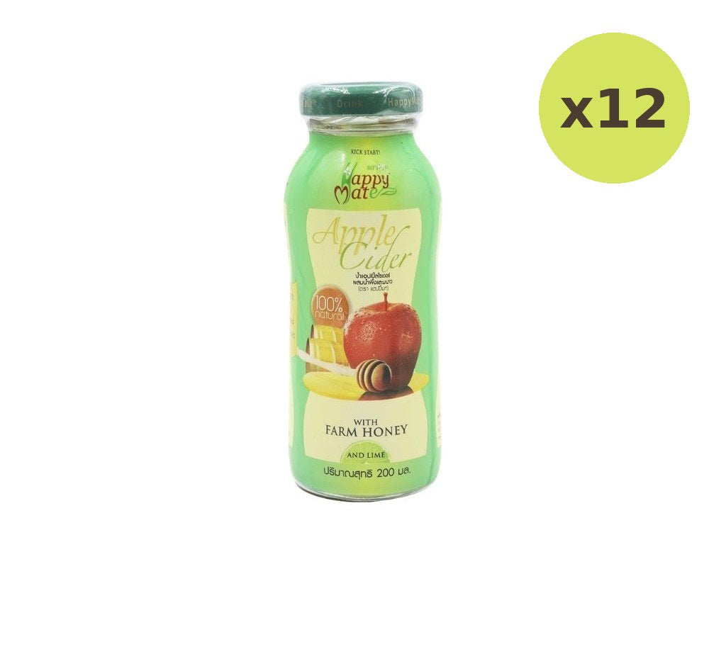 Lemon Farm Apple Cider with Longan Honey and Lemon 200 ml – 12 Packs
