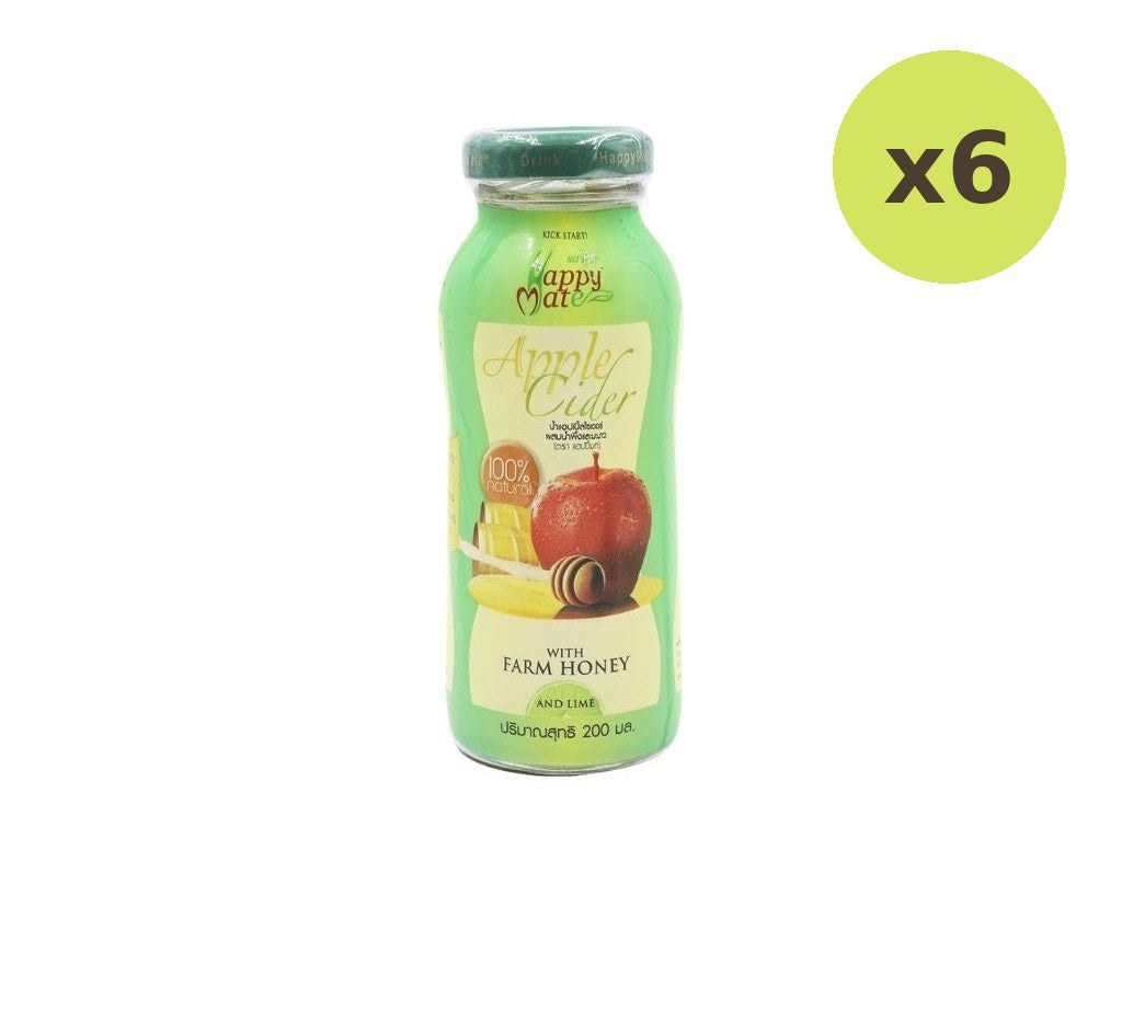 Lemon Farm Apple Cider with Longan Honey and Lemon 200 ml – 6 Packs
