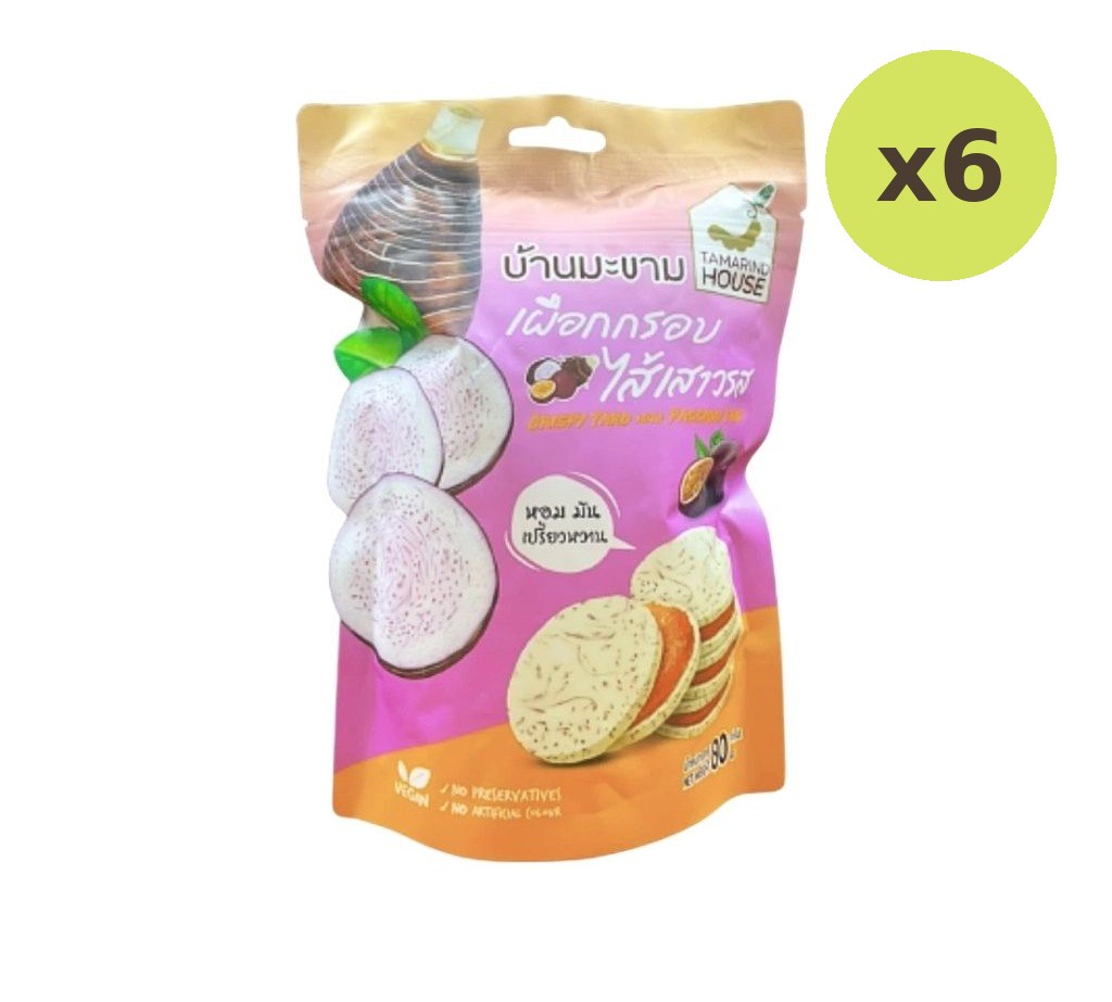 Lemon Farm Crispy Taro Passion Fruit Filling 80 g – 6 Packs