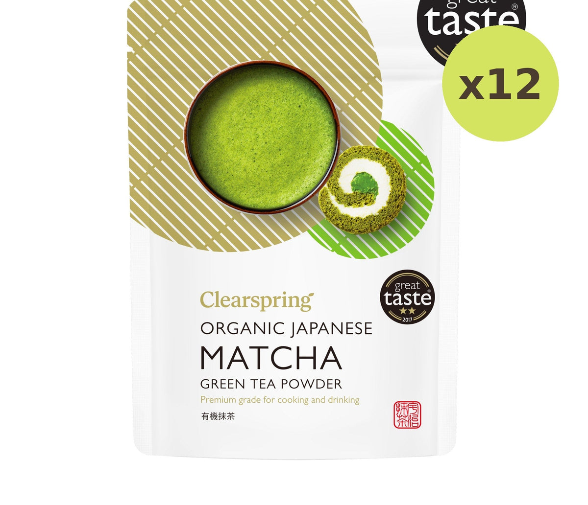 Lemon Farm Organic Japanese Matcha Green Tea Powder Premium Grade 40 g – 12 Packs