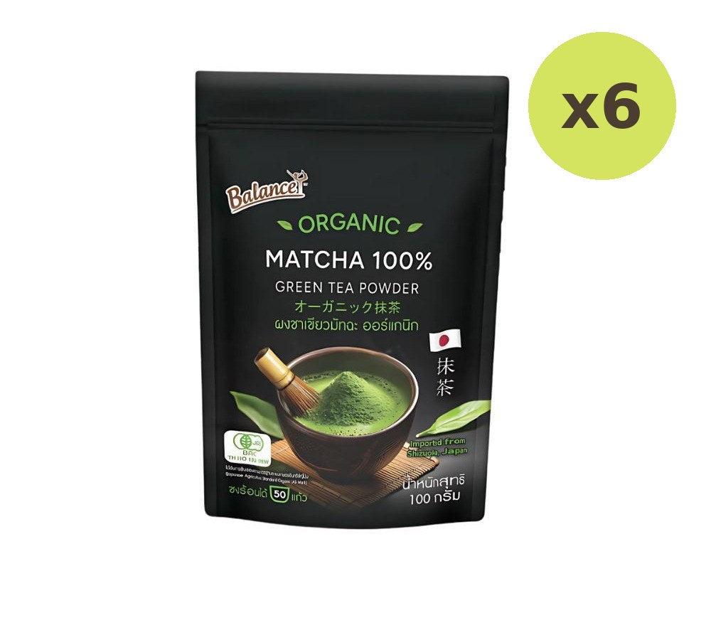 Lemon Farm Organic Matcha Green Tea Powder 100 g – 6 Packs