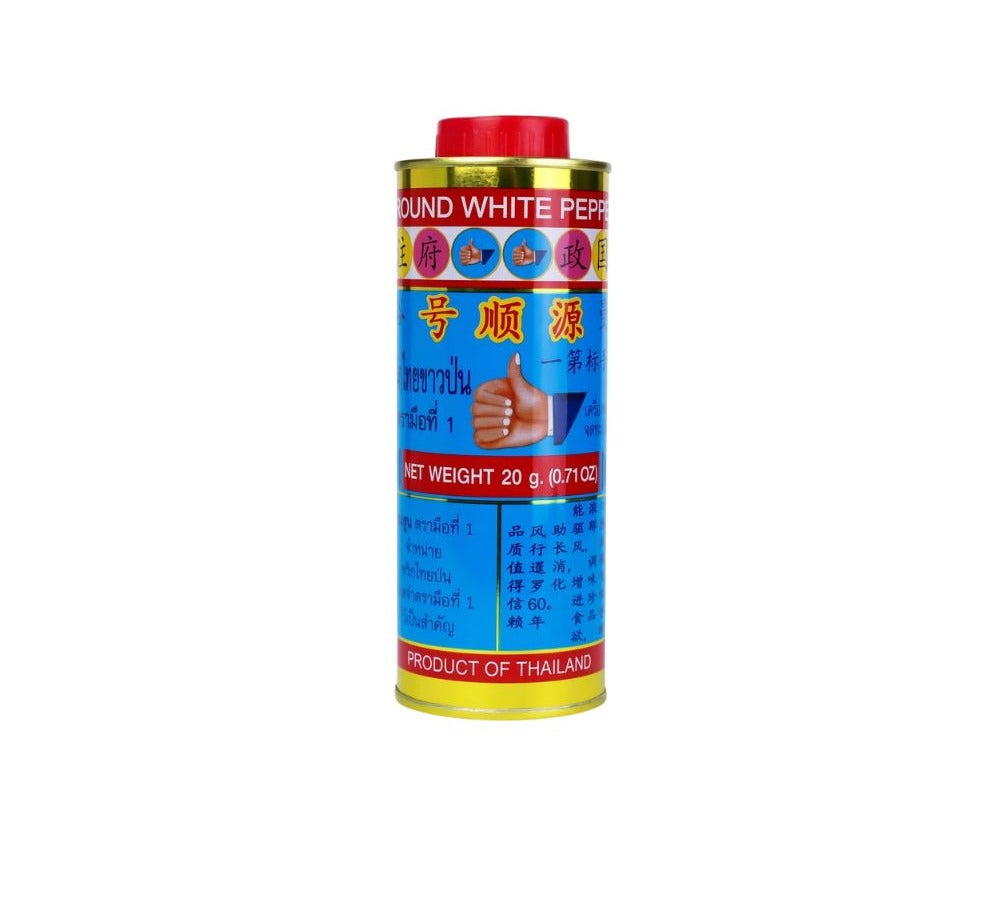 Lemon Farm Ground White Pepper Can 20 g – 1 Pack