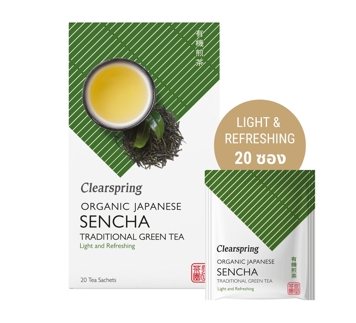 Lemon Farm Organic Japanese Sencha 20 Sachets 36 g – 1 Pack