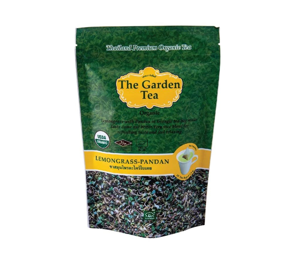 Lemon Farm Organic Lemongrass Pandan Herbal Tea 2 g x 25 Sachets – 1 Pack