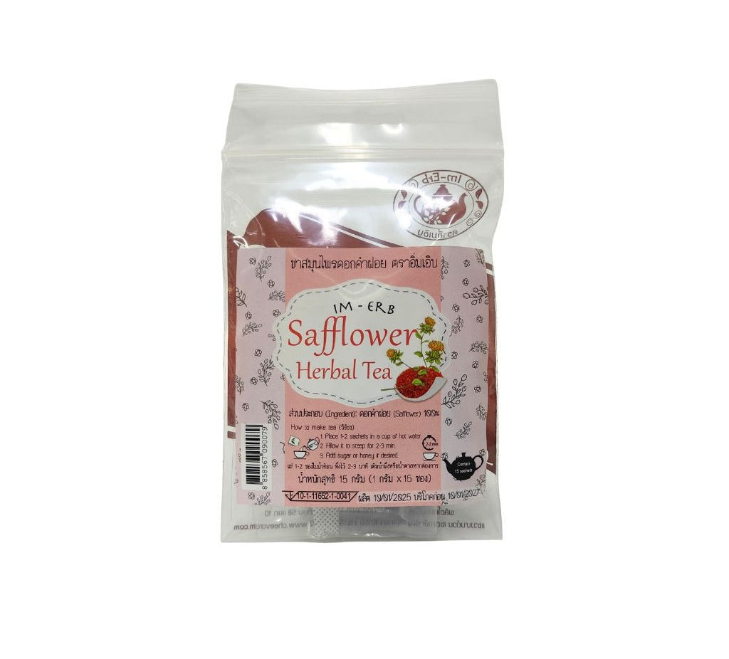 Lemon Farm Safflower Tea 10 g x 15 Sachets – 1 Pack