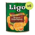 Ligo Mandarin Orange Segments Light Syrup 825g – 6 Packs