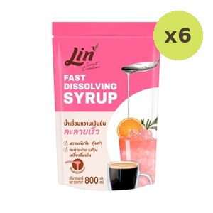 Lin Ready To Use Syrup 800 ml – 6 Packs