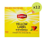 Lipton Black Tea Pack 250 g – 12 Packs
