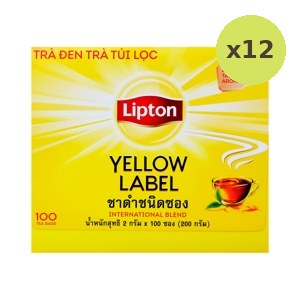 Lipton Black Tea Pack 250 g – 12 Packs