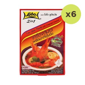 Lobo 2in1 Tomyum With Coconut Milk 100 g – 6 Packs