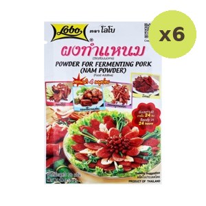Lobo Powder For Fermenting Pork Nam Powder 70 g – 6 Packs