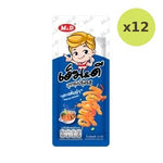 M D Crispy Konjac Snack Tom Yum Seafood Flavor 22 g – 12 Packs