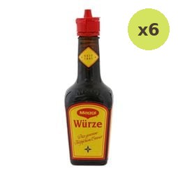 Maggi Wuerze Seasoning Sauce 125g – 6 Packs