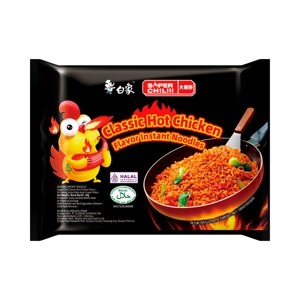 Bai Xiang Classic Hot Chicken Flavor Instant Noodles 98 g – 1 Pack