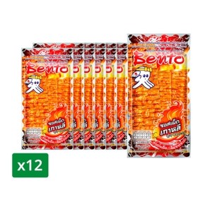 Bento Squid Seafood Snack Squid Mixed Surimi Spicy Korean Sauce Flavor 18 g Pack 12