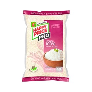 Big C Happy Price Pro 100 Fragrant Rice 5 kg – 1 Pack