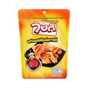 Bitee Crispy Chicken Skin Korean Style Sauce Flavor 35 g – 1 Pack