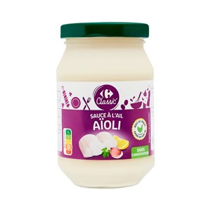 Carrefour Sauce Aioli Condimentaire 245 g – 1 Pack