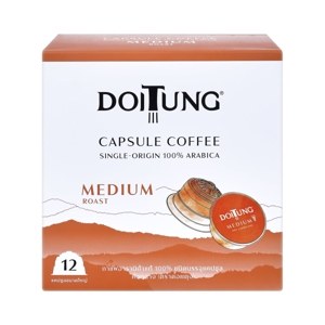 Doitung Medium Roasted Capsule 100 Arabica Coffee 7 5 g X 12 Units