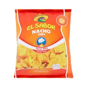 El Sabor Nacho Chips Texus Bbq Flavor 225 g – 1 Pack