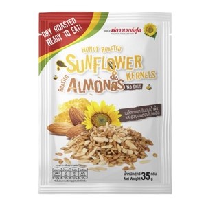 Flower Food Honey Roasted Sunflower Kernels Roasted Almonds 35 g – 1 Pack