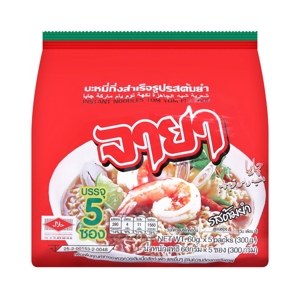 Jaya Instant Noodles Tom Yum Flavour 60 g X 5 Ea