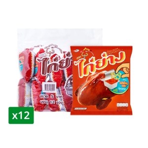 Kai Yang Crispy Snack Grilled Chicken Flavor 12 g Pack 12
