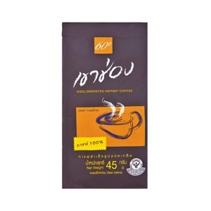 Khao Shong Aggolmerated Instant Coffee Formula 1 100 Coffee 45 G Bag 45 g – 1 Pack