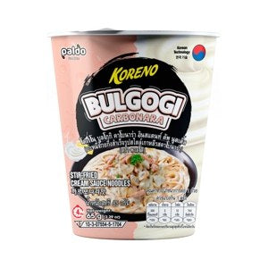 Koreno Bulgogi Carbonara Cream Sauce Noodles Cup 65 g – 1 Pack