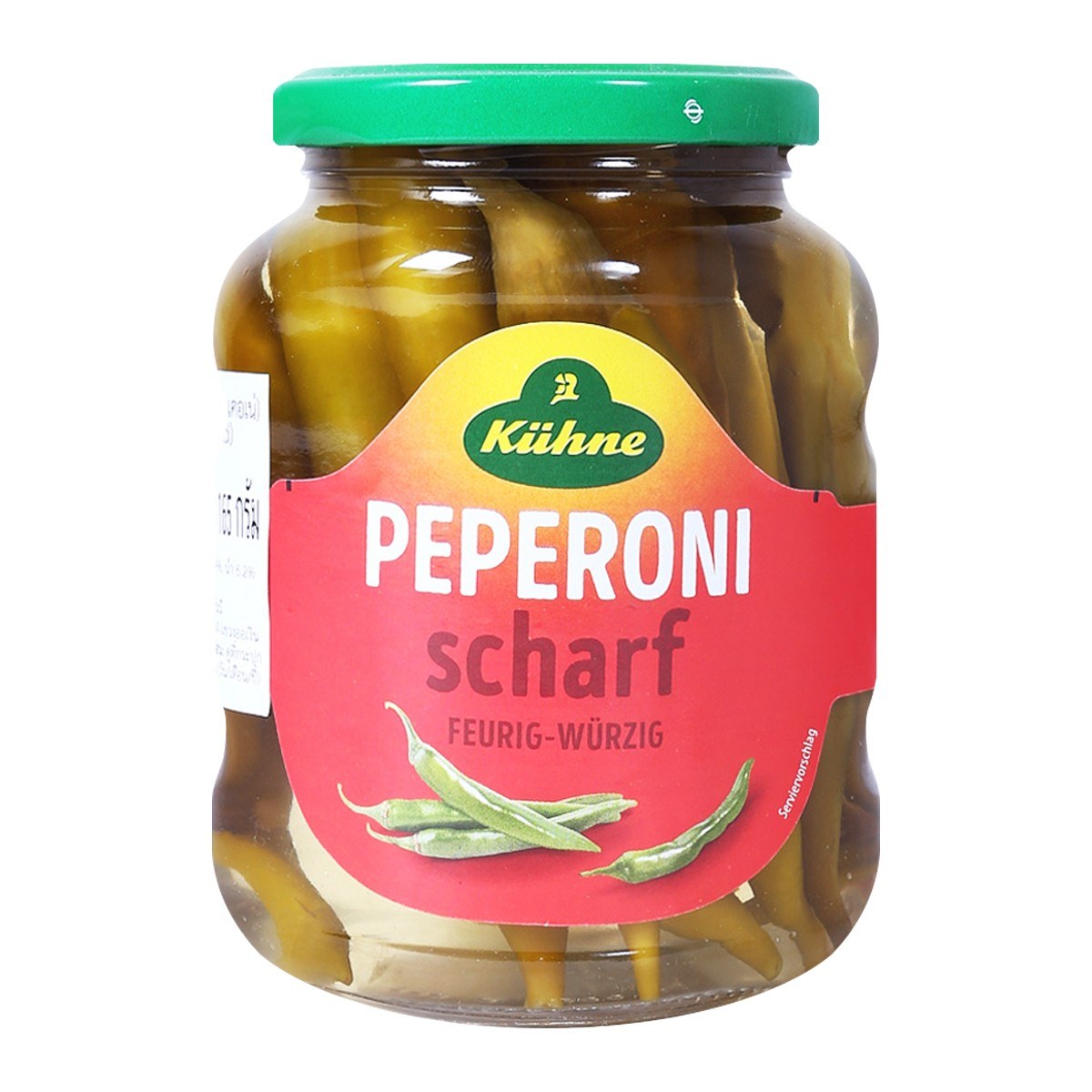 Kuhne Scharf Peperoni 165 g – 1 Pack