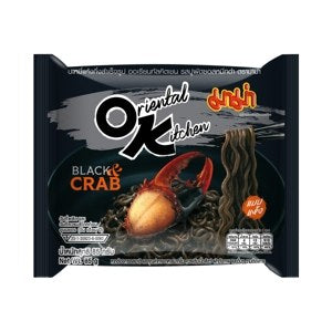 Mama Oriental Kitchen Dried Instant Noodles Stir Fried Crab With Squid Ink Sauce Flavour 85 g – 1 Pack