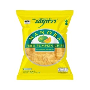 Manora Fried Pumpkin Chips Pumpkin Flavor 32 g – 1 Pack