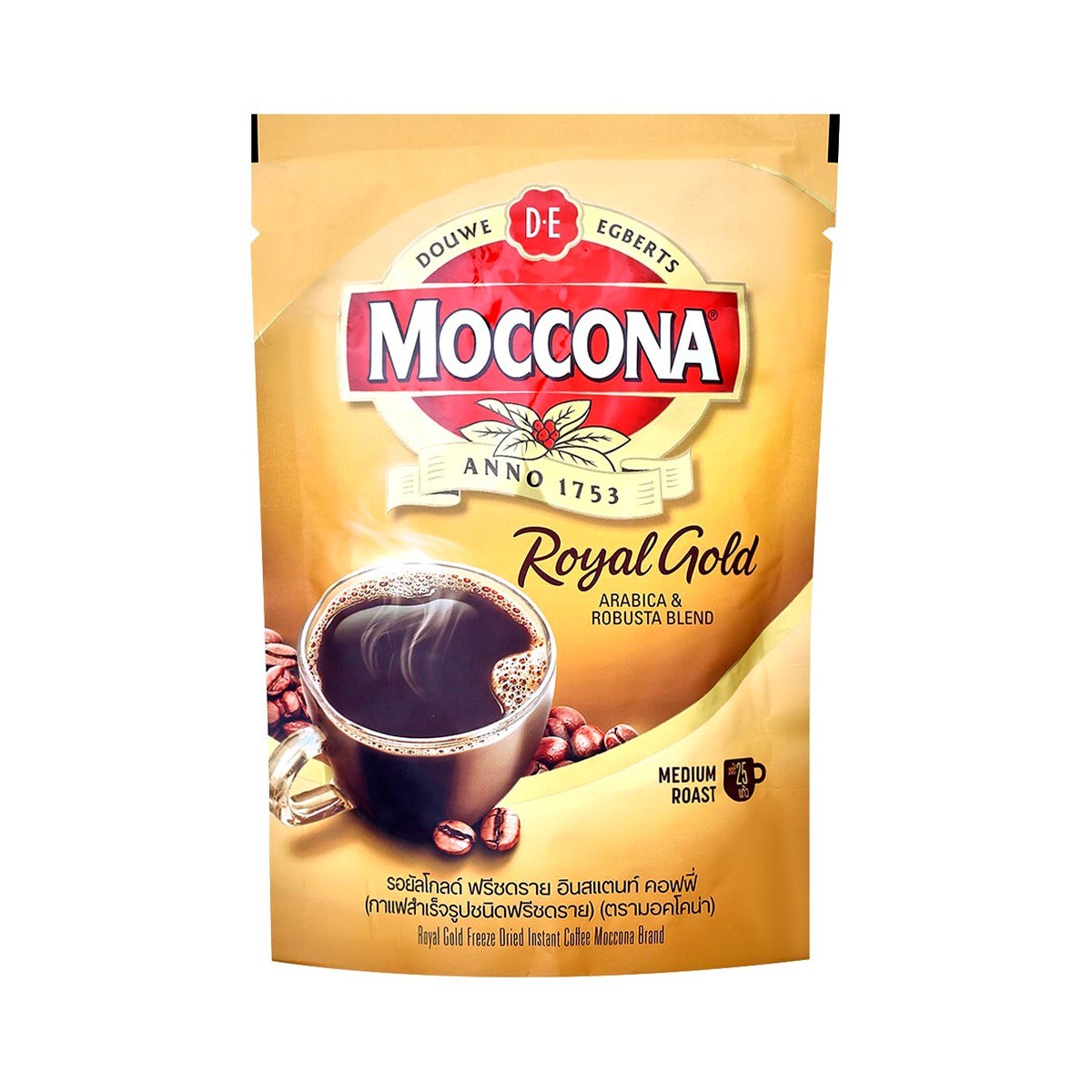 Moccona Royal Gold Freeze Dried Instant Coffee 50 g – 1 Pack