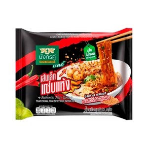 Mung Korn Koo Instant Rice Noodles Thai Spicy Flavour 81 g – 1 Pack